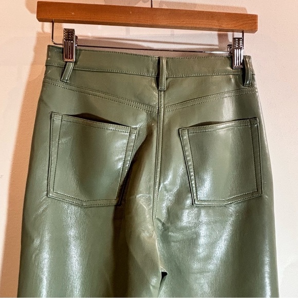 WILFRED Sz 2 Melina Faux Leather Straight Leg Unlined Zipper Closure Pants NEW - Picture 8 of 10